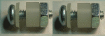 2 X #4-40 hdw (nut, bolt, washer, spacer)