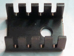 TO-220 heatsink for flat transistors